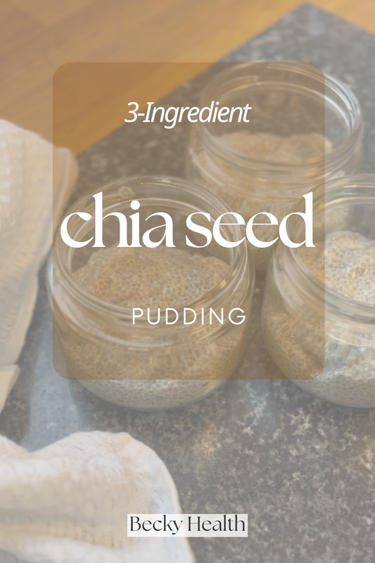 Easy 3-Ingredient Chia Pudding (Perfect for Meal Prep)