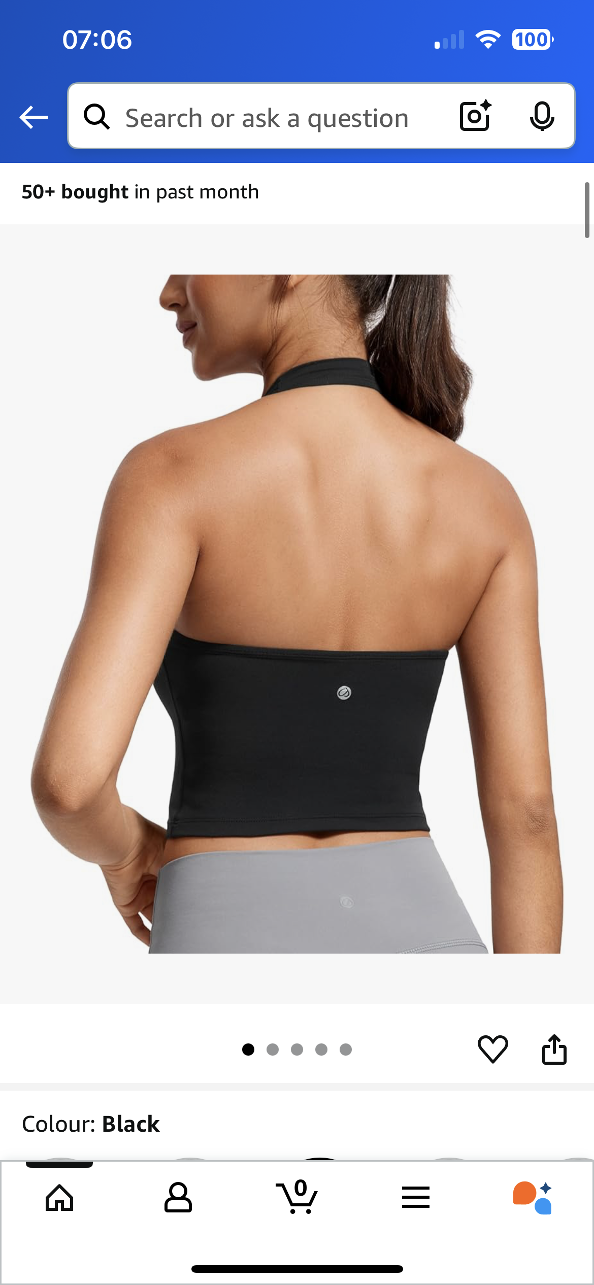 CRZ YOGA Butterluxe Women's Halter Neck Sports Bra