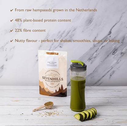 Sevenhills Wholefoods Organic Raw Hemp Protein Powder 1kg