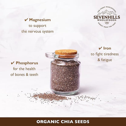 Sevenhills Wholefoods Organic Chia Seeds 1kg