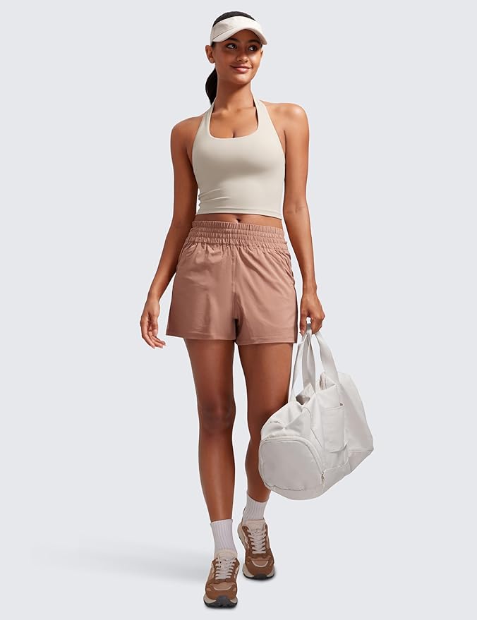CRZ YOGA Butterluxe Women's Halter Neck