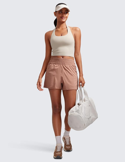 CRZ YOGA Butterluxe Women's Halter Neck