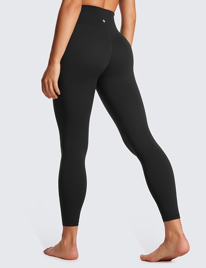 CRZ YOGA Womens Butterluxe Cross Waist 25'' Workout Leggings